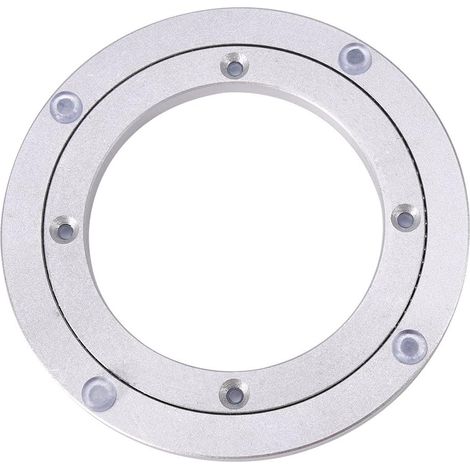 Plateau pivotant lisse en alliage d'aluminium à plateau tournant pivotant pour plateau tournant pour plateaux pivotants pour kaleïdoscopes servant d'affichages [10 pouces]Patins pour meubles (1/4)