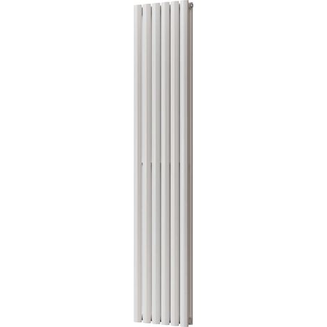 Omeara - White Vertical Radiator H1800mm x W348mm Double Panel