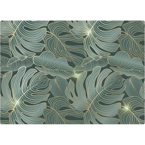 Set de table tropical vert et or 30,5 x 42,5 cm (1/2)