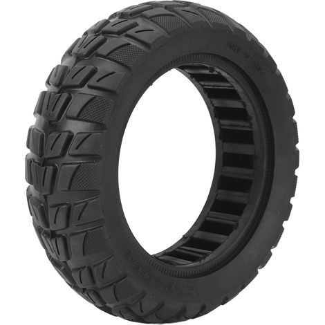 Pneu de trottinette électrique 10 pouces 10x2,7‑6,5, pneu plein en caoutchouc anti-éclatement, remplacement de pneu tubeless (1/5)