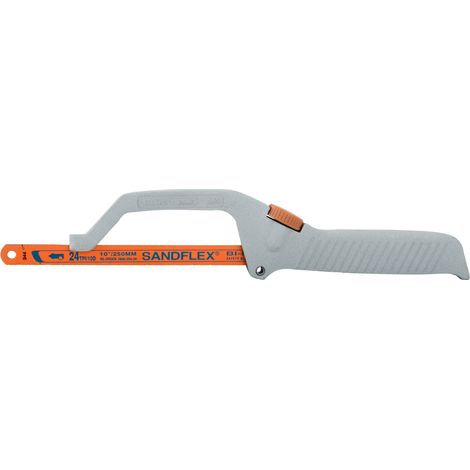 Bahco 208 Junior Metal Cutting Hand Saw with 250mm Aluminum Frame and Blade Support