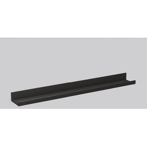 Laufen Duschablage aluminium 800.S mattschwarz H385AS34500001 (1/5)