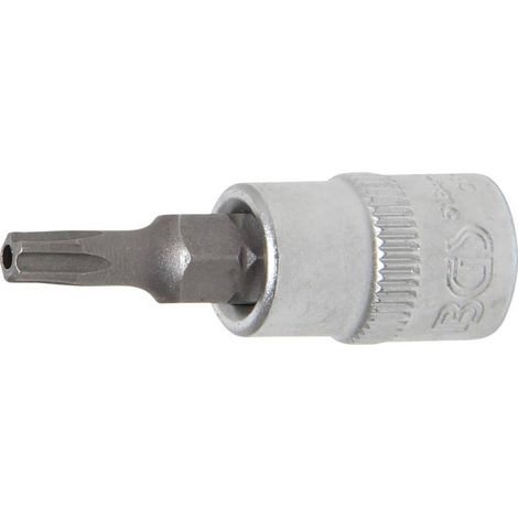 Douille à Embouts 6,3 mm (1/4) Profil TS Torx Plus - Perçage TS20 - Précision et Fiabilité, Acier - D-Work (1/4)