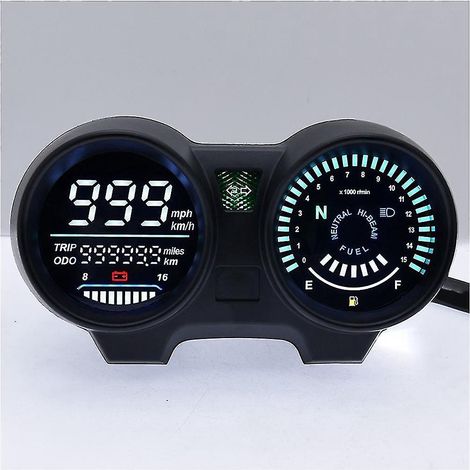 Compteur de régime et de vitesse numérique à LED pour moto 150 Cg150 Fan150 (2010-2012) (1/5)