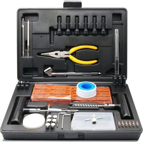 Cassetta degli attrezzi / Kit riparazione pneumatici moto Tourtecs RD2 93 pezzi