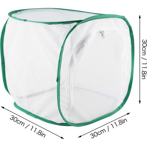 Grande cage d'élevage pliable, portable, durable et ventilée pour papillons (S) (1/5)