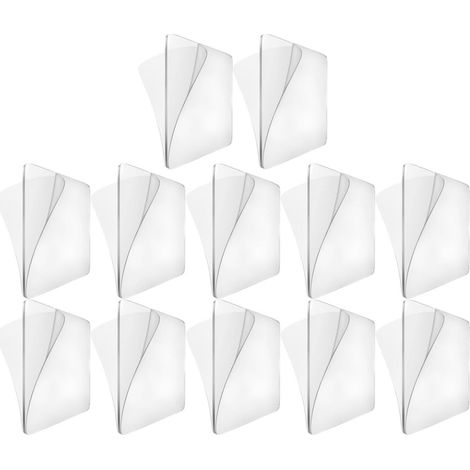 adhésif double face transparent de 6 cm lot de 12 nano