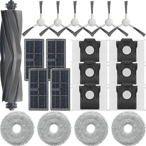 Pièces de rechange pour aspirateurs X30 Ultra et L10S Pro Ultra : kit d'accessoires, brosse principale, lingettes de nettoyage (voir photo). (1/5)