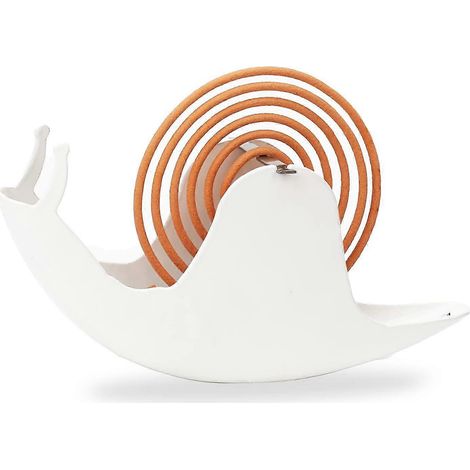 Support pour spirale anti-moustiques en fer ignifugé, support pour brûleur d'encens, porte-spirale anti-moustiques pour la maison [jkw] (1/5)