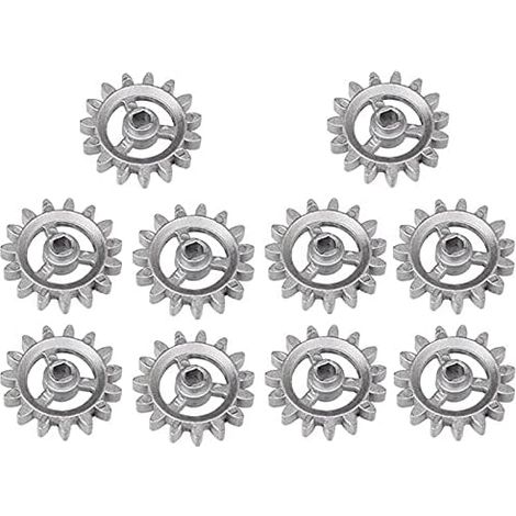 Lot de 10 pièces de rechange pour cadre de barbecue, accessoires résistants à la chaleur, rotation automatique, mini roue en aluminium