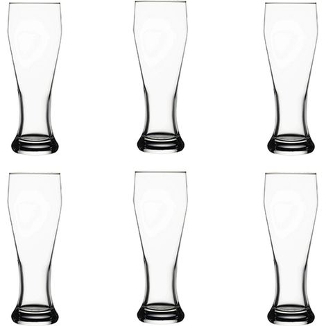 Lot de 6 verres à bière 40cl, BRASSEUR (1/4)