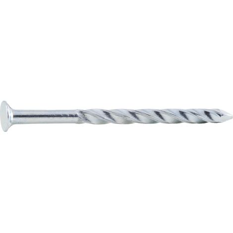 Schraubnägel (Gewindenagel) gedrehte Drahtstifte ø 3,4x35mm Stahl verzinkt