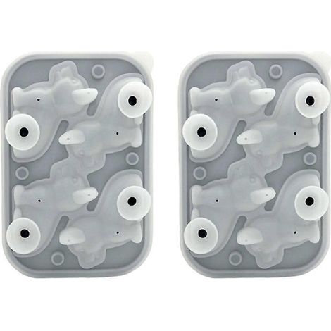 Moule à glaçons 3D en forme de chien, moule à glaçons mignon pour whisky et cocktails. (1/5)