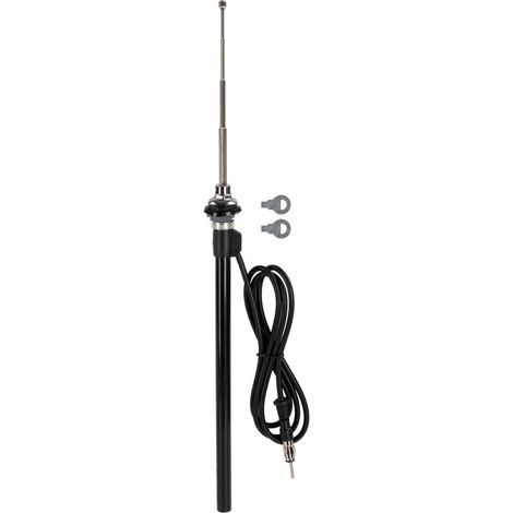 Antenne telescopique AM FM universelle passive chrome D29mm
