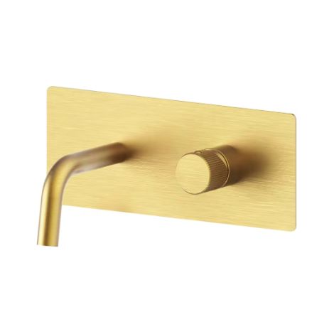 Außen-Set für Unterputz-Waschtischmischer Honey Gold gebürstet, Länge 178 mm. Paffoni Serie Jo JOBOX105HGSP  Honey Gold Spazzolato (1/2)