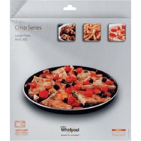 Plat Crisp - 30,5 Cm - Pour Four Micro-Ondes Avec Fonction Crisp - 1 Pièce (1/2)
