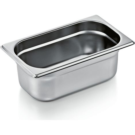 Bac inox GN 1/4 H 100 mm 2,8 ltr GN ESSENTIALS - Was Germany
