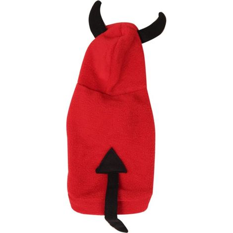 Costume d'Halloween : manteau de diable stéréoscopique pour chien, vêtements uniques pour chiots (1/5)