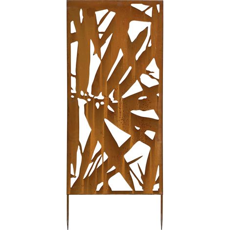 Pannello decorativo Verdemax 50 x 100 cm in metallo corten (1/2)