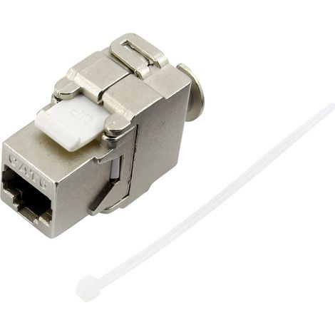 TRU COMPONENTS RJ45 Kupplung, CAT 6 93038C366 Kupplung, gerade Polzahl Sensoren 8 Metall 1 St. (1/2)