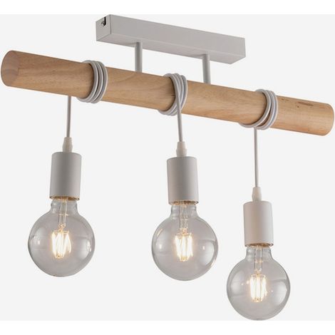 Plafoniera a 3 luci in metallo design minimale Chloe