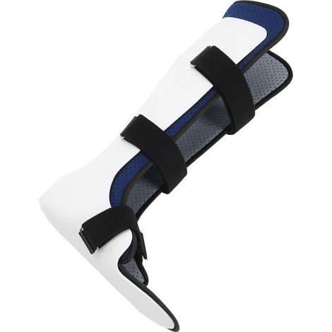 Attelle de cheville réglable par fermeture auto-agrippante, respirante et réutilisable, stabilisatrice de cheville droite (1/5)