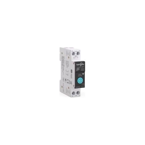 Interruptor WiFi inteligente Crezuo, disyuntores domésticos, control remoto por teléfono móvil, 3 modos de sincronización para electrodomésticos (20A) -