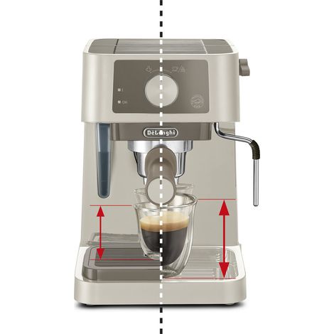 Macchina da caffè - DELONGHI - STILOSA EC235.CR - Solo pompa - Bollitore inox - Compatibile ESE - Doppia uscita vapore - Finitura crema (1/5)