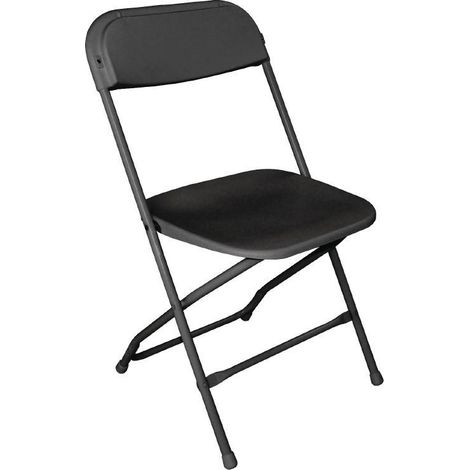Chaises Pliantes Noires Lot de 10 - Bolero (1/5)