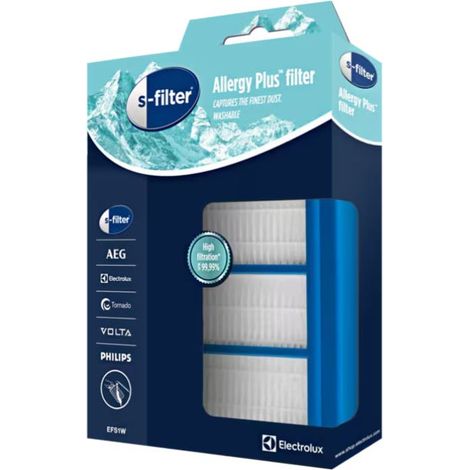 Filtre HEPA lavable pour aspirateur – Compatible avec Electrolux, A.E.G, Tornado, Philips – Captation allergènes et particules fines - 9001677682 (1/5)