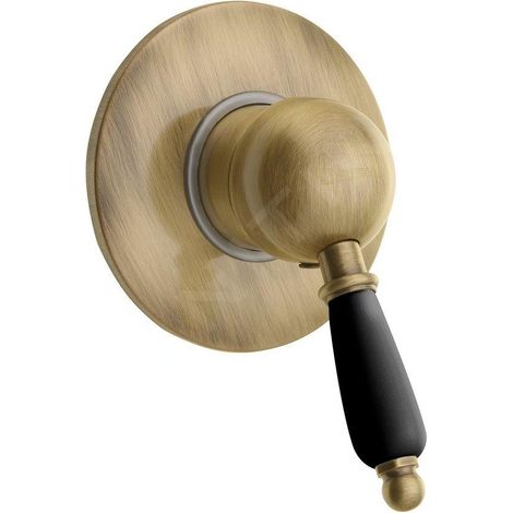 Sapho Kirké Black - Mitigeur de douche encastré, avec corps d’encastrement, bronze KI41NB (1/2)
