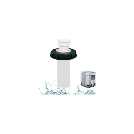 180°-IBC-Tankdeckel mit waschbarem Nylonfilter für 1000-Liter-IBC-Regenwassertanks, IBC-Deckelfilter, IBC-Tankzubehör, 165-mm-Nylon-Regenwasserfilter