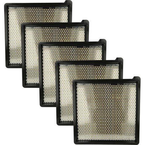 vhbw 5x Flat-Fold Filter Replacement for Kärcher 5.731-635.0 for Carpet Sweeper, Floor Scrubber - Air Filter, Spare Filter