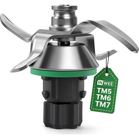 Lame de rechange en acier inoxydable compatible TM7 TM5 TM6, lame de mélange avec bague d'étanchéité (1/5)