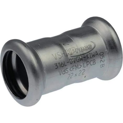 Fitting comap xpress Edelstahl 22 mm weiblich weiblich