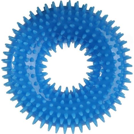 Massaggiagengive in gomma cigolante, gomma blu scuro39 (1/4)