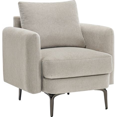 SOFIA MODERN SCANDI STYLE FABRIC LIVING ROOM CHAIR (1/5)