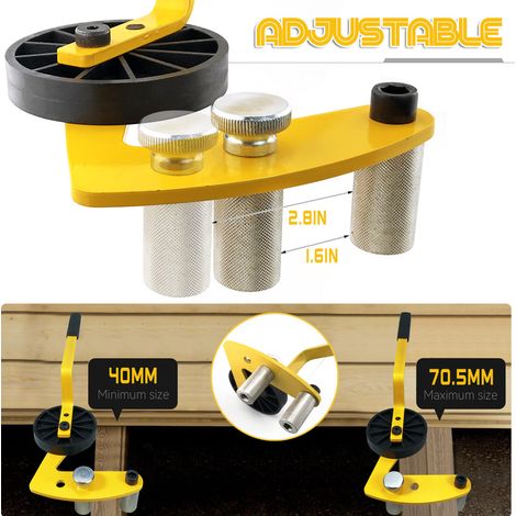 Redresseur de lames de terrasse composites – Corrige les planches déformées par l’humidité – Outil pratique pour réparer un platelage gondolé