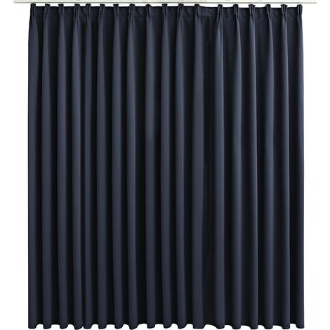 Maison Exclusive - Verdunkelungsvorhang mit Haken Anthrazit 290 x (1/5)