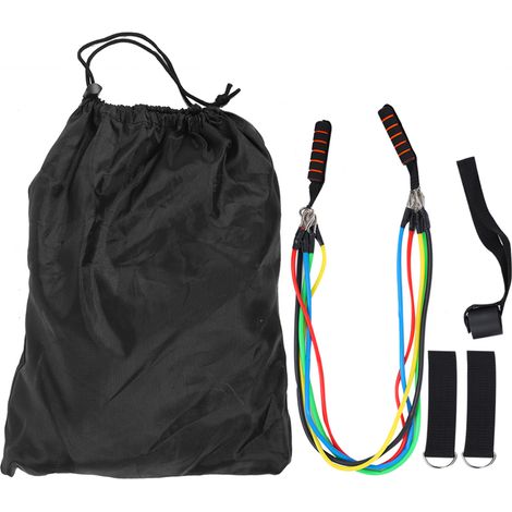 Lot de 11 bandes de résistance élastiques pour musculation, cordes de traction d'entraînement de force musculaire (1/5)