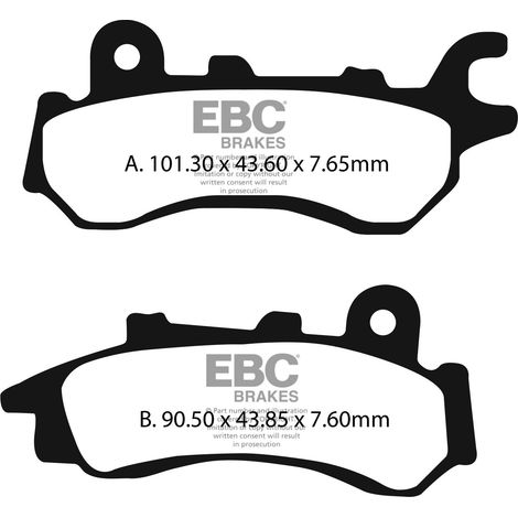 EBC FA716 Bremsbeläge (Satz für 1 Bremsscheibe)