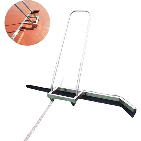 Raclette de Nettoyage de Sol, Cadre en Acier Inoxydable, Tête en Caoutchouc EVA, Hauteur de 34,25 pouces, Facile à Assembler, Convient à Divers Types de Sols (1/5)