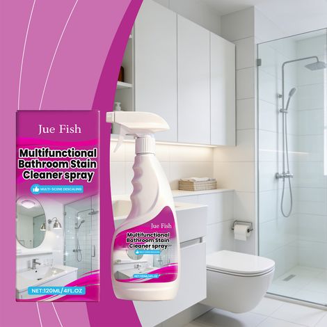 WC-Reiniger, Fleckenentferner, Bad-WC-Reiniger, entfernt Flecken, Kalkablagerungen und Gerüche, mit frischem Duft – 120 ml -- BIEMMEDUE (1/5)