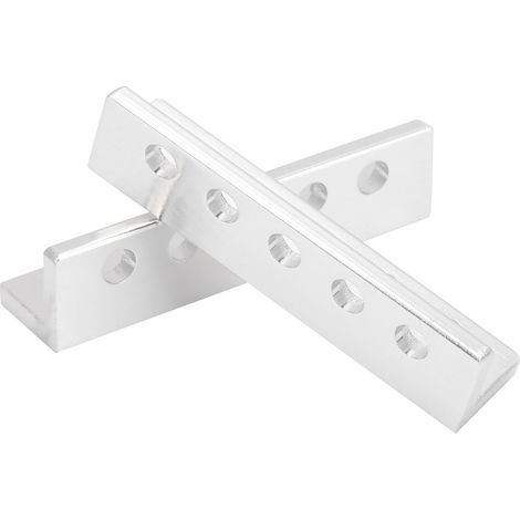 310300050048 1 paire de supports de poutre en aluminium en forme de L à 5 trous pour robot Tetrixrobotics (1/5)
