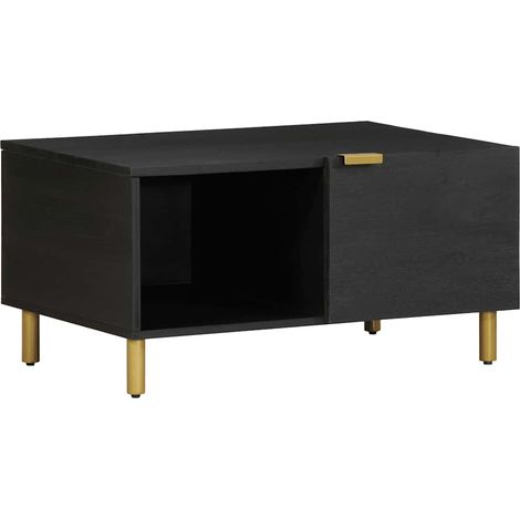 Couchtisch Schwarz 80x50x40 cm Holzwerkstoff