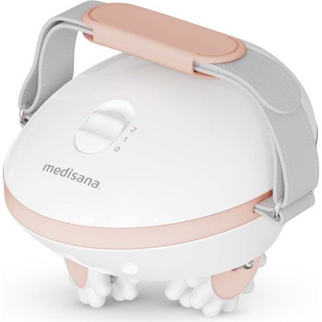 Aparato de masaje anticelulitis Medisana AC 860 con rodillos giratorios, 2 intensidades, 14,4 W, Blanco/Rosa (1/5)