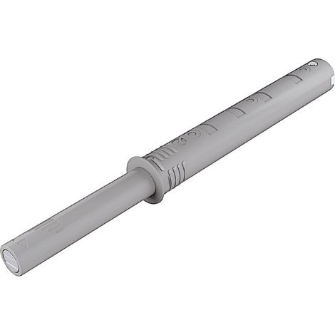 K-Push Tech Druckschnapper Schubladendämpfer mit Magnet Hub 37 mm grau