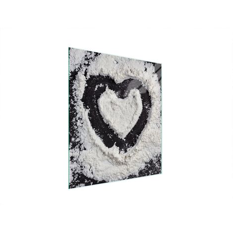 Glasschneidebrett 45x52 Herz (1/5)