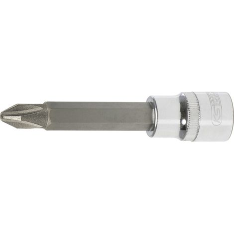 1/2" CHROMEplus Bit-Stecknuss, lang, PH1 (1/3)