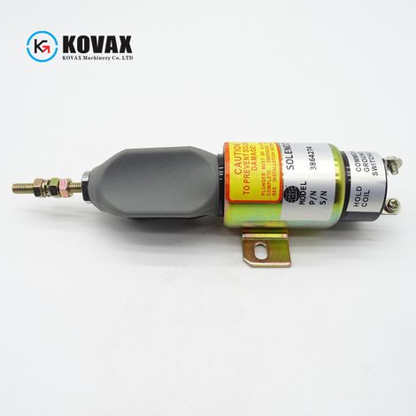 3864274 Électrovanne d'arrêt moteur R225-7 LG920D S6K Interrupteur d'arrêt d'équipement mécanique (1/4)